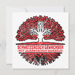 Albanien Albanisch Schweizer Schweiz Baum Wurzel Karte