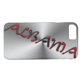 Albanien - Albanische Flagge - Farbtypografie Silv Case-Mate iPhone Hülle (Rückseite (Horizontal))