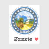 Albanien Aufkleber (Blatt)