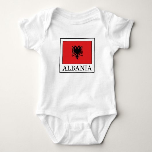 Albanien Baby Strampler (Vorderseite)
