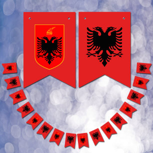 Albanien - Banner, albanisches Party für Flaggen /