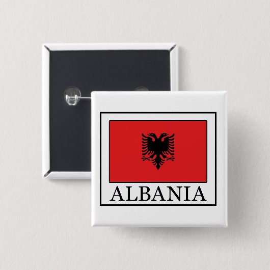 Albanien Button (Vorne & Hinten)