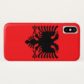 Albanien Case-Mate iPhone Hülle (Rückseite (Horizontal))