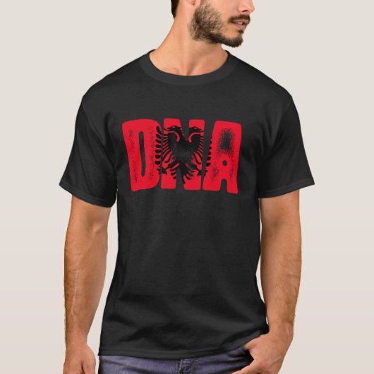 Albanien DNA T-Shirt (Vorderseite)