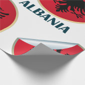 Albanien Doppel-AdlerEmblem Geschenkpapier