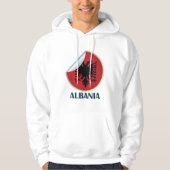 Albanien Doppel-AdlerEmblem Hoodie (Vorderseite)