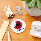 Albanien Doppel-AdlerEmblem Schlüsselanhänger