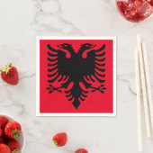 Albanien Double Eagle Napkins Serviette (Beispiel)