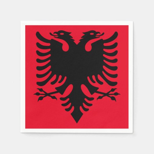 Albanien Double Eagle Napkins Serviette (Vorderseite)