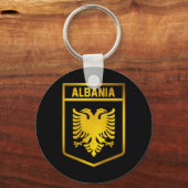 Albanien Emblem Schlüsselanhänger (Vorderseite)