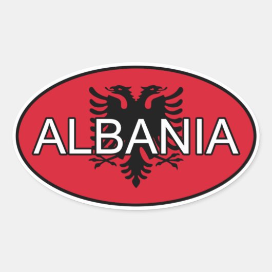 Albanien Euro Sticker (Vorderseite)