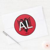 Albanien Euro Sticker (Umschlag)