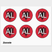Albanien Euro Sticker (Blatt)