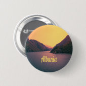 Albanien Europa Beach Balkan Halbinsel Button (Vorne & Hinten)