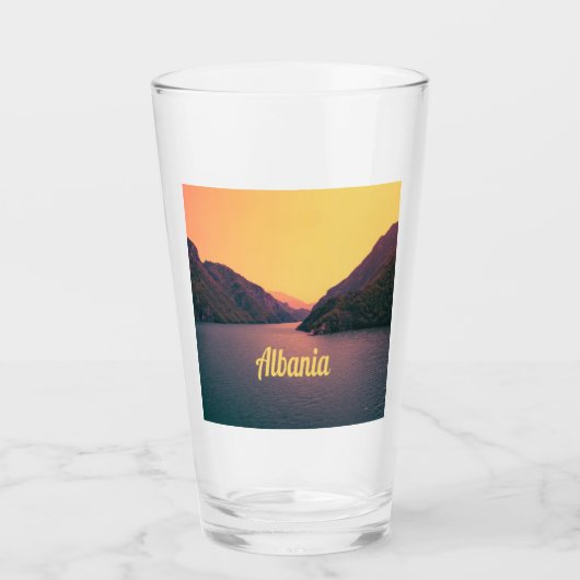 Albanien Europa Beach Balkan Halbinsel Glas (Vorderseite)