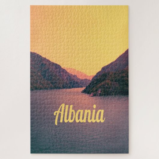 Albanien Europa Beach Balkan Halbinsel Puzzle (Vertikal)