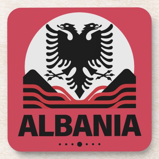 Albanien - Europäische Gewerkschaft Getränkeuntersetzer (Vorderseite)