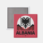 Albanien - Europäische Gewerkschaft Magnet (Vorderseite/Rückseite)