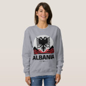 Albanien - Europäische Gewerkschaft Sweatshirt (Vorne ganz)