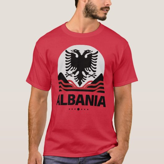 Albanien - Europäische Gewerkschaft T-Shirt (Vorderseite)