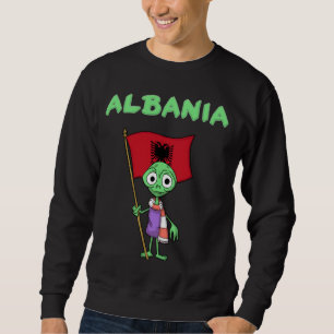 Albanien Fans Albanien Alien Sweatshirt