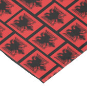 Albanien Flag & Albanien Esstisch /Dekoration Tischdecke (Schrägansicht)
