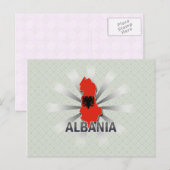 Albanien Flag Karte 2.0 (Vorne/Hinten)