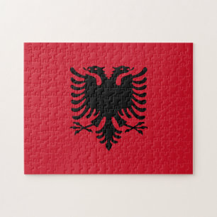 Albanien Flag Puzzle