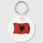 Albanien Flag Schlüsselanhänger (Vorderseite)