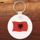 Albanien Flag Schlüsselanhänger (Vorderseite)