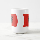 Albanien Flag-Tasse Kaffeetasse (Mittel)