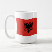Albanien Flag-Tasse Kaffeetasse (Links)