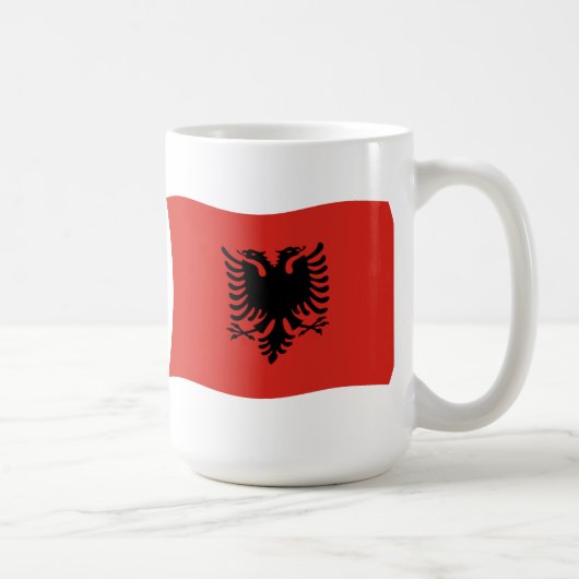 Albanien Flag-Tasse Kaffeetasse (Rechts)