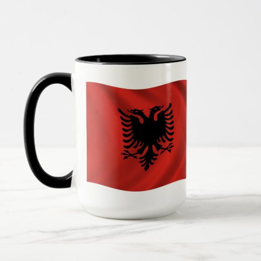Albanien Flag-Tasse Tasse (Links)