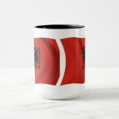 Albanien Flag-Tasse Tasse (Zentrum)