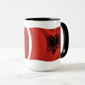 Albanien Flag-Tasse Tasse (VorderseiteRechts)