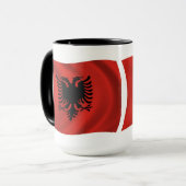 Albanien Flag-Tasse Tasse (Vorderseite Links)