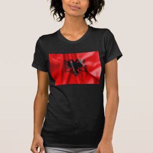 Albanien Flag Tee Shirt