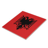 Albanien Flag Tile Fliese (Seite)
