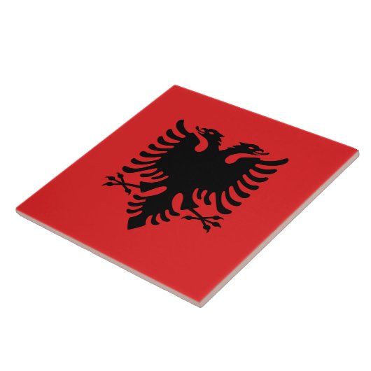 Albanien Flag Tile Fliese (Seite)