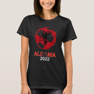 Albanien-Flagge 2022 Anhänger Albanische Fußballma T-Shirt