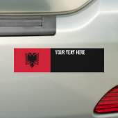 Albanien-Flagge Autoaufkleber (Auf Auto)