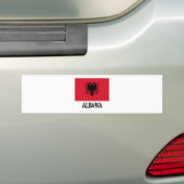 Albanien-Flagge Autoaufkleber (Auf Auto)