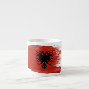 Albanien-Flagge Espressotasse