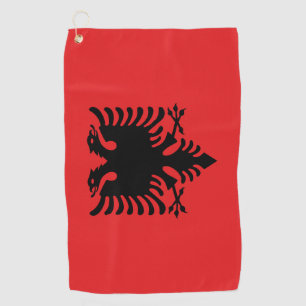 Albanien-Flagge Golfhandtuch