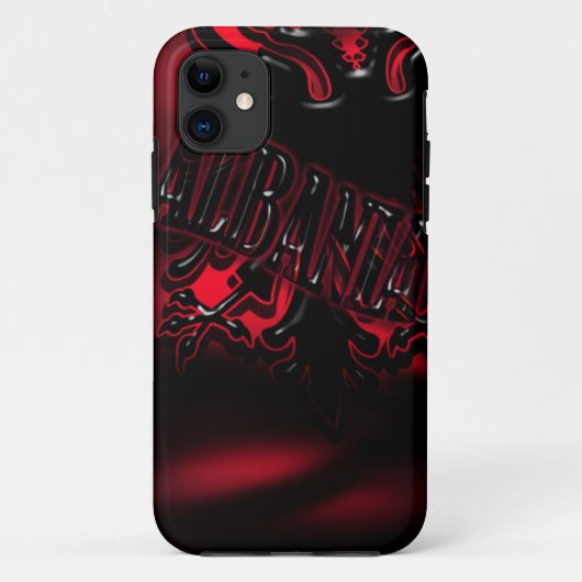 Albanien-Flagge Iphone 5 Case-Mate-Fall Case-Mate iPhone Hülle (Rückseite)