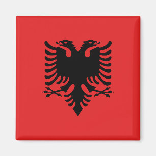 Albanien-Flagge Magnet