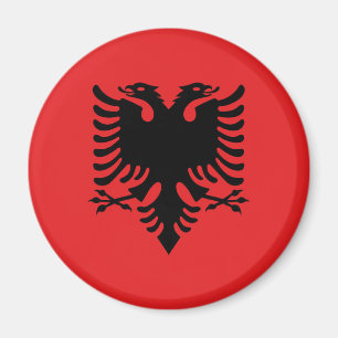 Albanien-Flagge Magnet