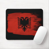 Albanien-Flagge Mousepad (Mit Mouse)