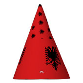 Albanien-Flagge Partyhütchen (Rechts)